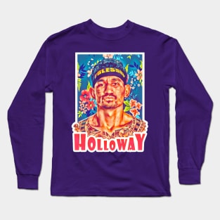 Max Holloway Hawaiian Style Long Sleeve T-Shirt